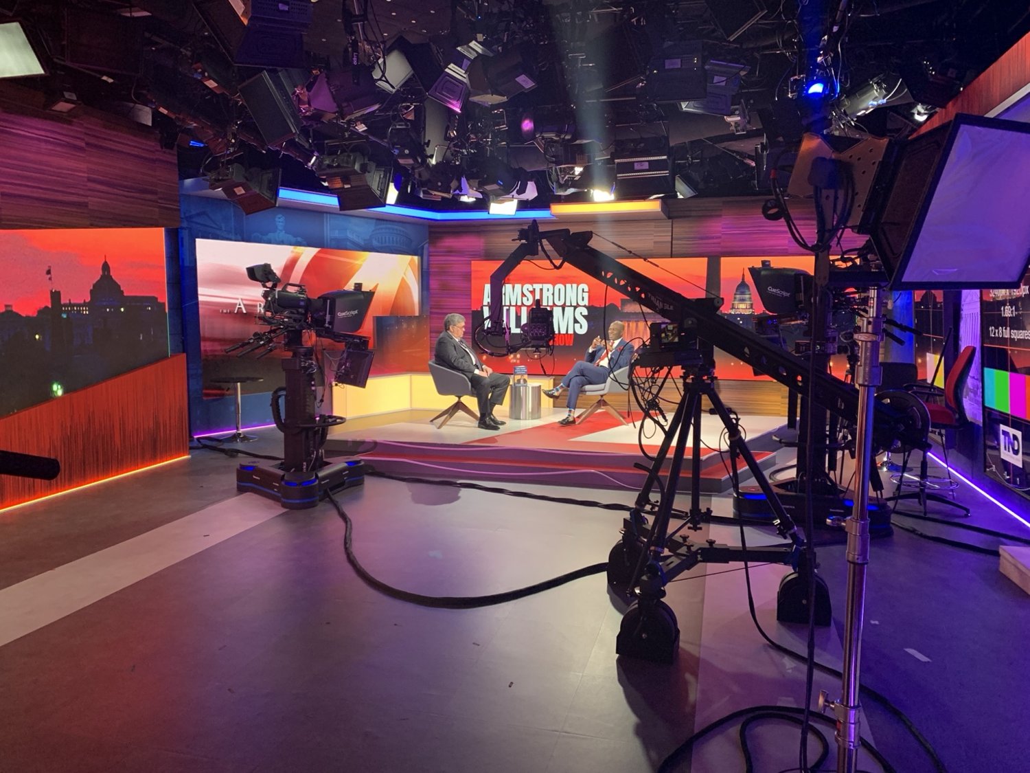 Broadcast production studio